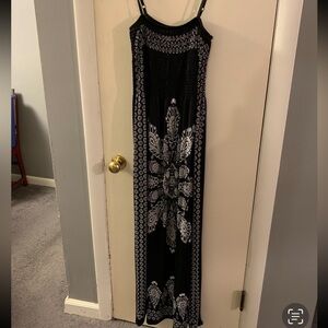 Black and White Maxi Dress